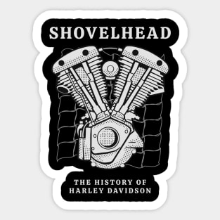 shovelhead american engine Sticker